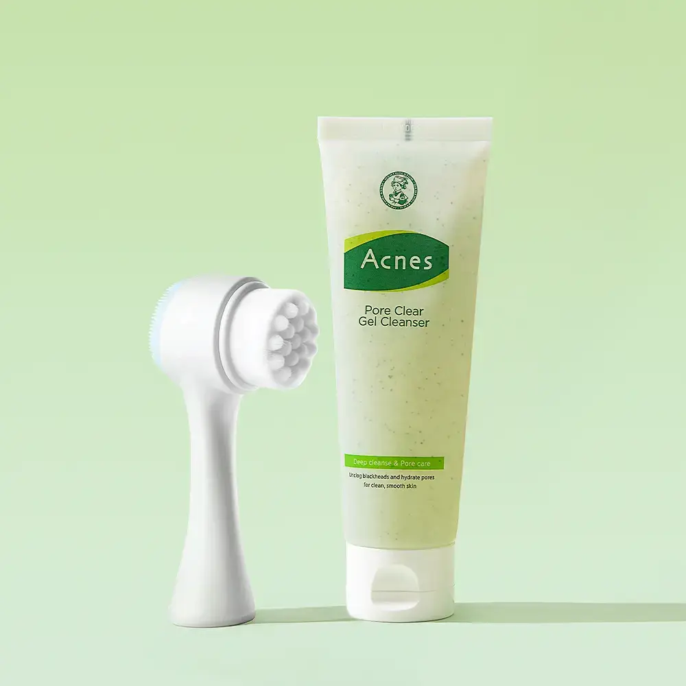 [트러블/민감/기획] 아크네스 모공 클리어 젤 클렌저 125ml 기획 (+세안 브러쉬)